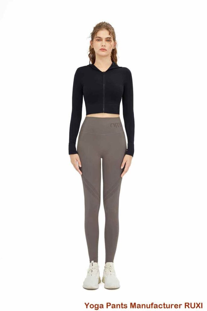 Mid Rise jóganadrág kényelmes rugalmas fitneszruha Ruxi
