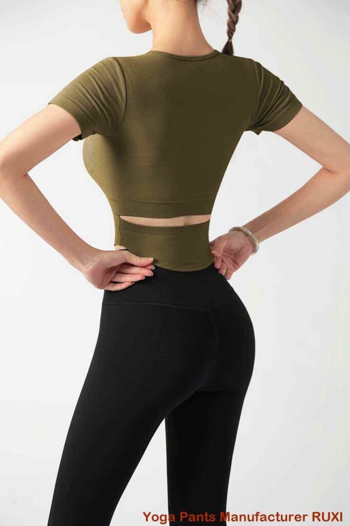 Bootleg Yoga Pants Kényelmes Stílusos Aktív viselet Ruxi
