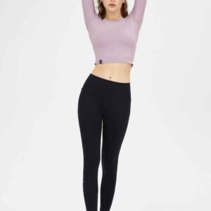 Magas derekú varrat nélküli edzőtermi leggings Ruxi hu888