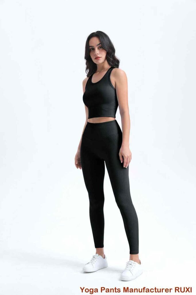 Capri Yoga Pants Kényelmes stílusos fitneszruha Ruxi hu67
